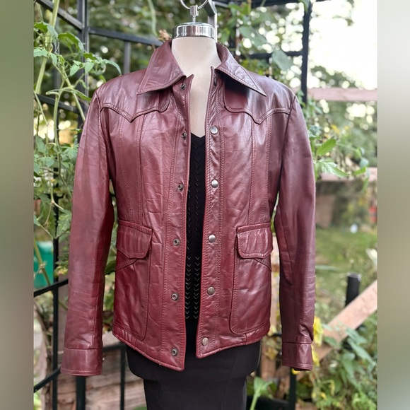 Prima Genuine Leather Jacket Size 40 = Large - Picture 5 of 12